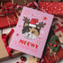 Reindeer Cat Christmas Card